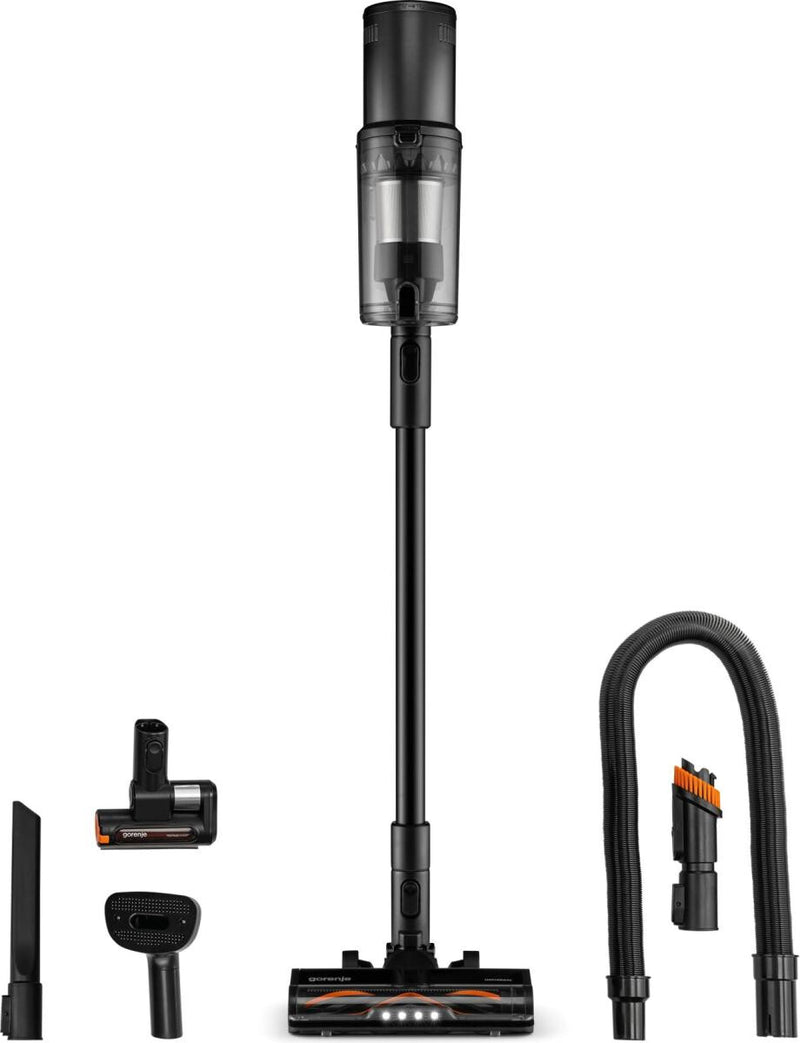 Gorenje SVC296449NMBL 2-i-1 stangstøvsuger Batteri Dry HEPA Poseløs 0,6 L 550 W Kul