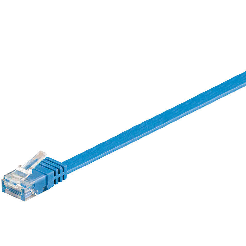 Goobay RJ-45 CAT6 0.5m netværkskabel Blå 0,5 m U/UTP (UTP)