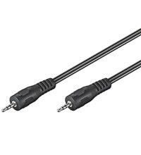 Goobay AVK 119-500 5.0m lydkabel 5 m 3.5mm Sort