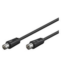 Goobay Coaxial cable, 0.5m koaxial kabel 0,5 m Koaksial Sort
