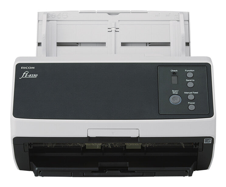 Ricoh FI-8150 ADF + manuel indføringsscanner 600 x 600 dpi A4 Sort, Grå