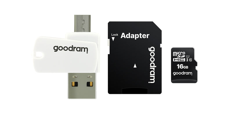 Goodram M1A4 All in One 16 GB MicroSDHC UHS-I Klasse 10