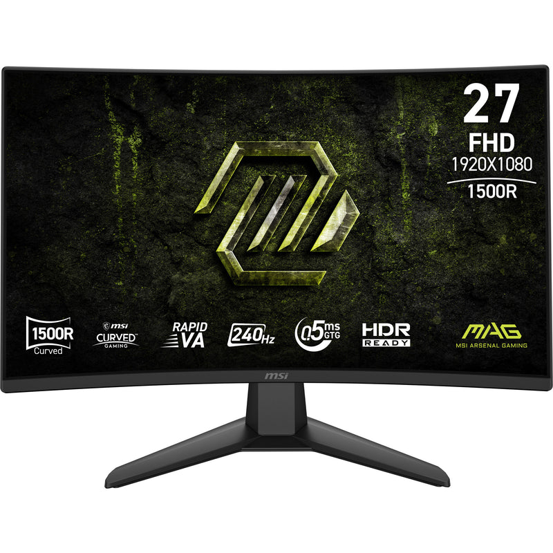MSI MAG 274CF X24 computerskærm 68,6 cm (27") 1920 x 1080 pixel Fuld HD Sort