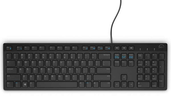 DELL KB216 tastatur Universel QWERTY Nordisk Sort