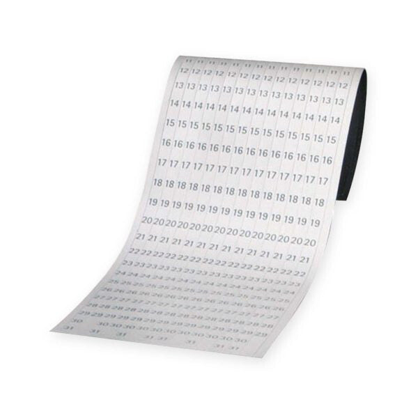 Franken DS703A tilbehør til planlægningstavel Transparent Date strip