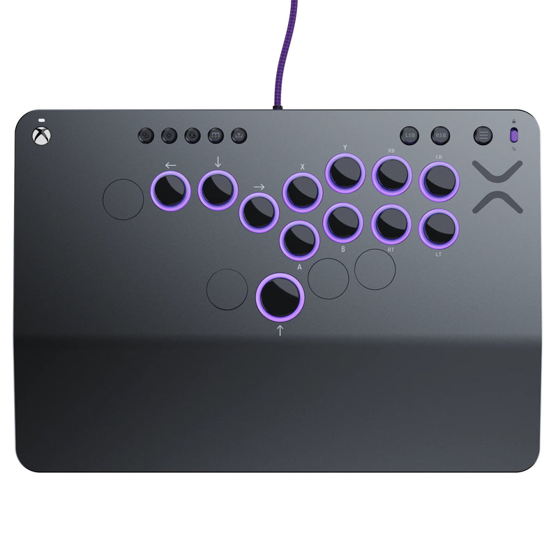 Turtle Beach Victrix Pro KO Leverless Fight Stick Grå USB Kamppind Digital PC, Xbox Series S, Xbox Series X, Xbox One, Xbox One S, Xbox One X