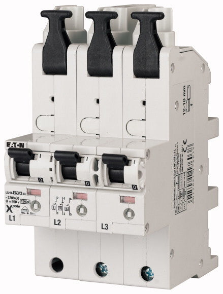 Eaton LSHU-E63/3-KL kredsløbsafbryder Miniature strømafbryder Type E