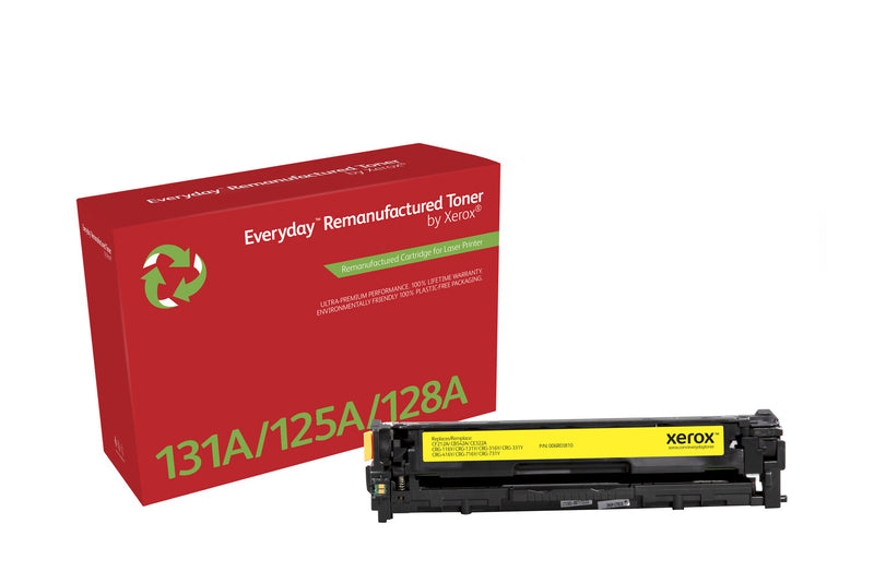 Everyday™ Gul Remanufactured Toner by Xerox compatible with HP 131A (CF212A), Standard kapacitet