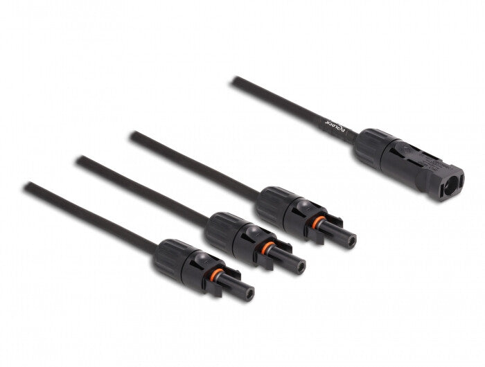 DeLOCK 88224 kabelsplitter eller -samler Kabelfordeler Sort