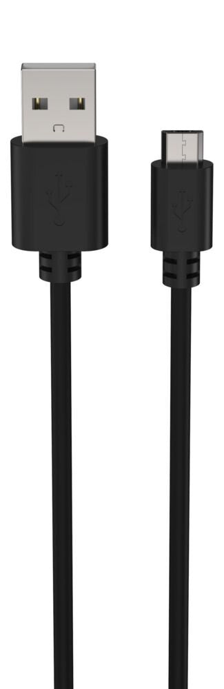 Ansmann 1700-0129 USB-kabel 1 m USB A Micro-USB B 0,48 Gbit/sek. Sort
