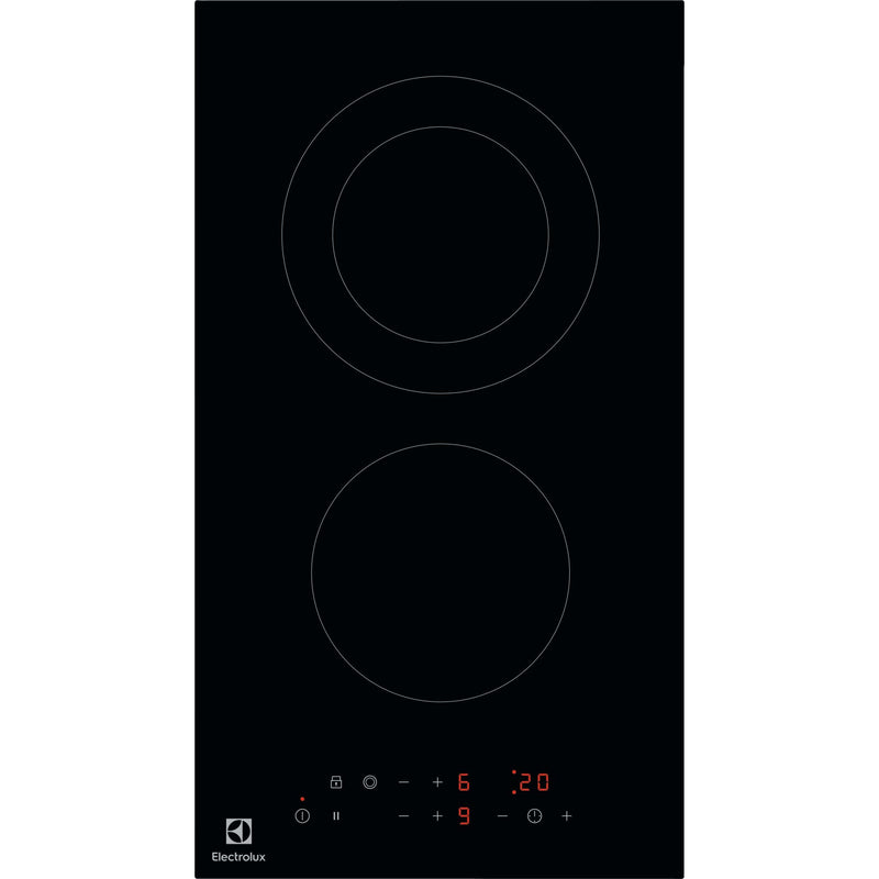 Electrolux LHR3233CK kogeplade Sort Indbygget Keramisk 2 zone(s)