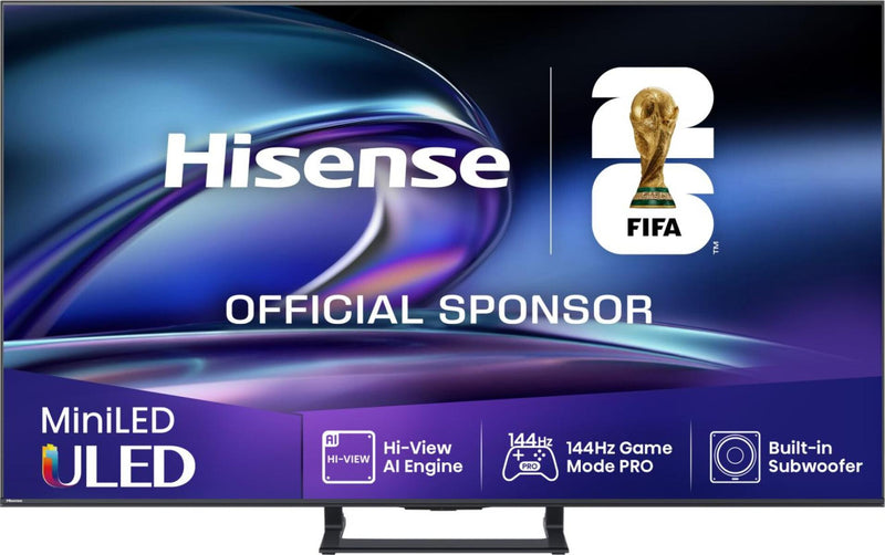 Hisense 65E8Q 165,1 cm (65") 4K Ultra HD Smart TV Wi-Fi Sort, Grå 600 cd/m²