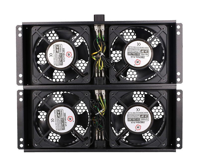 Extralink 4 WAY FAN UNIT WITH 2M EU PLUG Køleventilator