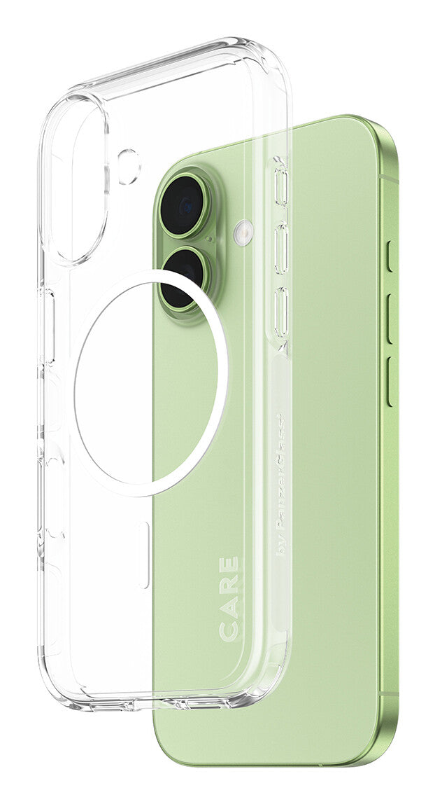 PanzerGlass CARE™ by ® Urban Explorer Case Transparent m. Hvid MagSafe iPhone 17