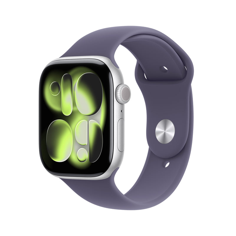 Apple Watch Series 11 OLED 46 mm Digital 416 x 496 pixel Berøringsskærm 5G Sølv Wi-Fi GPS (satellit)