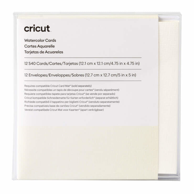 Cricut Watercolor Cards Standard lykønskningskort 20 stk
