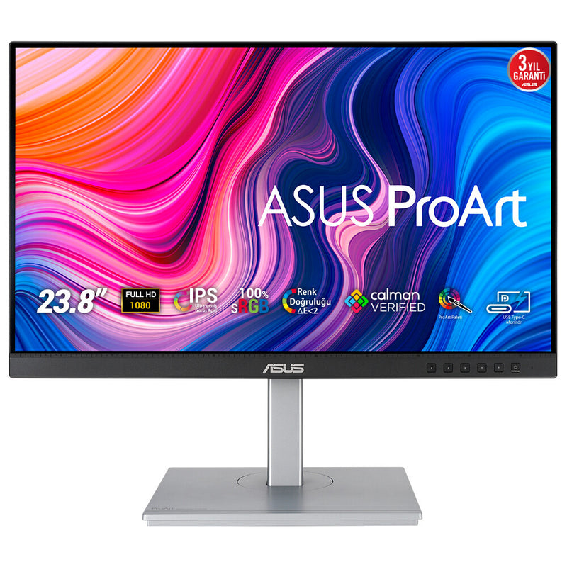 ASUS PA247CV computerskærm 60,5 cm (23.8") 1920 x 1080 pixel Fuld HD LED Sort, Sølv