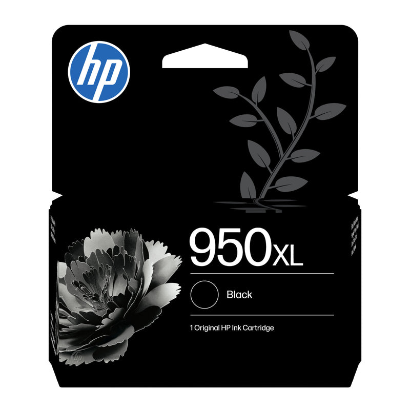 HP Original 950XL-blækpatron med høj kapacitet, sort