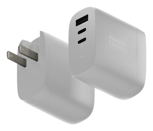 Native Union Fast Gan Charger Pd 67W Laptop, Smartphone, Tablet Hvid Vekselstrøm Hurtig opladning Indendørs
