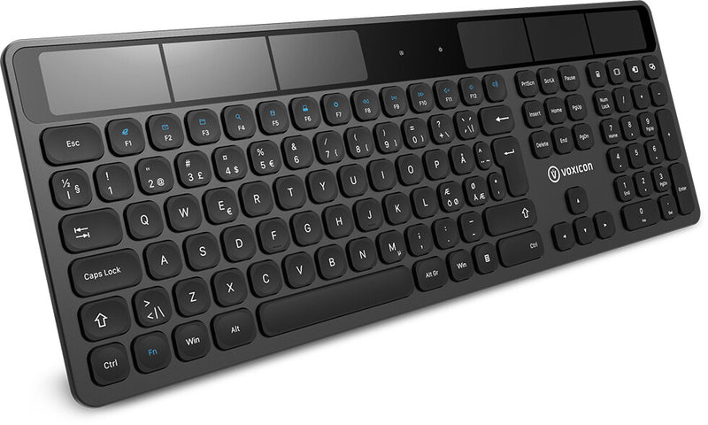 Voxicon SO2WL tastatur RF trådløst QWERTY Nordisk Sort