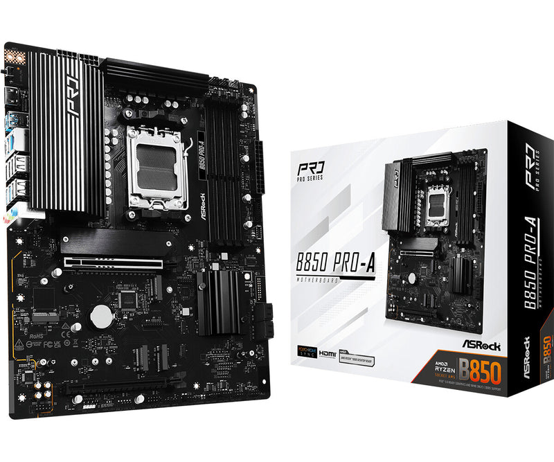 Asrock B850 Pro-A AMD B850 Sokkel AM5 ATX