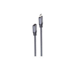 shiverpeaks BS13-46030 USB-kabel USB 3.2 Gen 2 (3.1 Gen 2) 2 m USB C 10 Gbit/sek. 100 W Sort, Grå