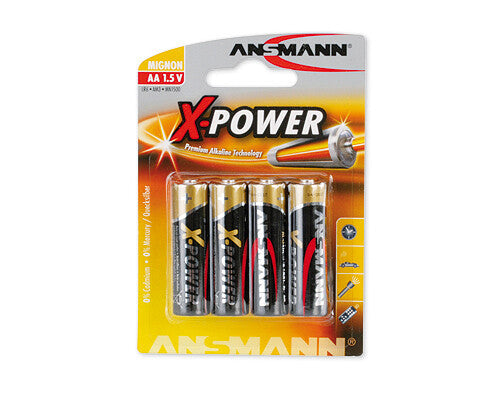 Ansmann Mignon / AA / LR6 x4 Engangsbatteri Alkaline
