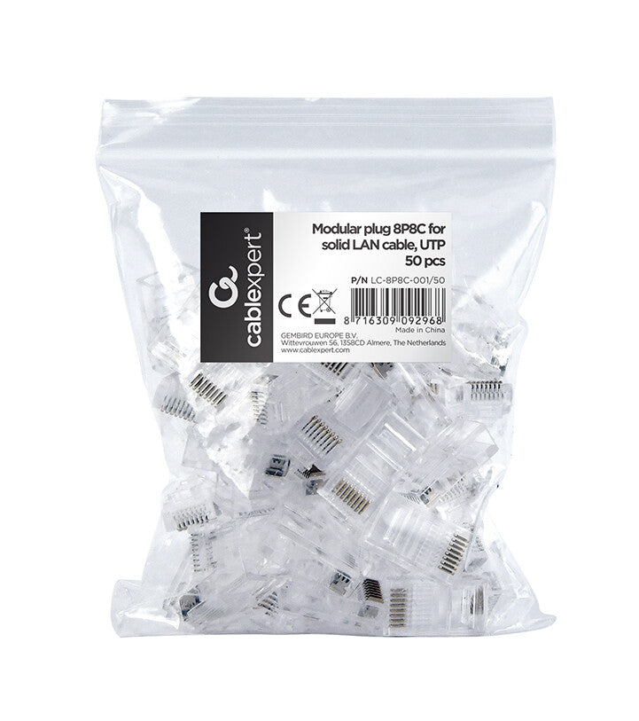 Gembird LC-8P8C-001/50 kabelsamler RJ-45 Transparent