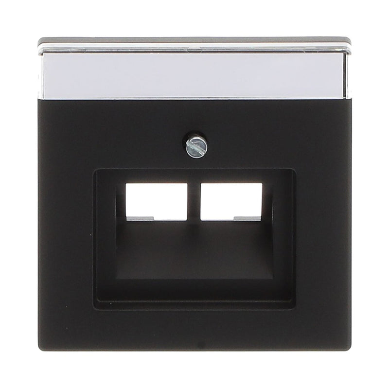 Busch-Jaeger 2CKA001710A3911 kontaktplade & kontakthætte Sort