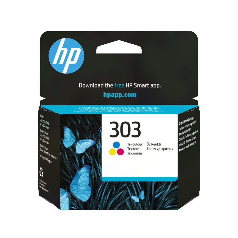 HP Original 303-blækpatron, trefarvet