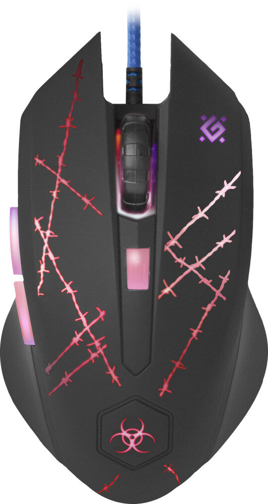 Defender Forced GM-020L mus Spil Ambidextrous USB Type-A Optisk 3200 dpi