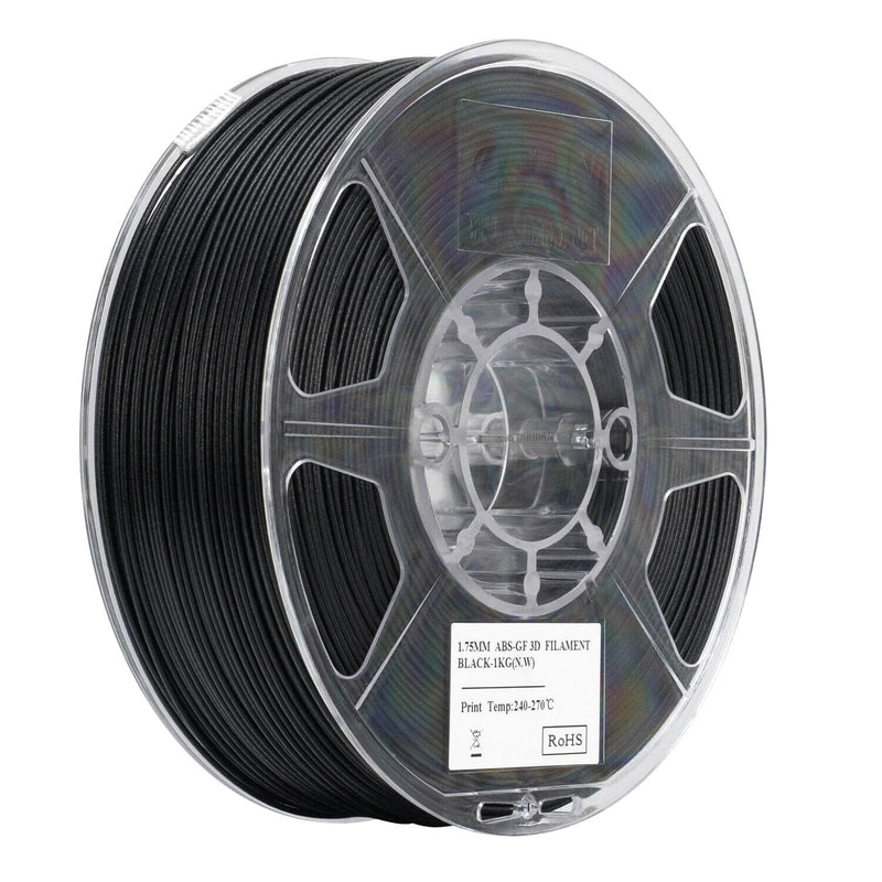 eSUN EABS-GF 1,75mm BLACK 1kg ABS Sort