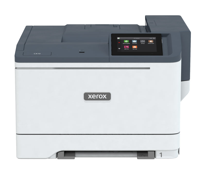 Xerox C410, A4-format, 40 sider/min, dupleksprinter, PS3 PCL5e/6, 2 magasiner, i251 ark