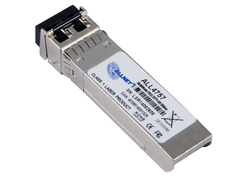 ALLNET ALL4757-INDU modul til netværksmodtager Fiberoptisk 10000 Mbit/s mini-GBIC 850 nm