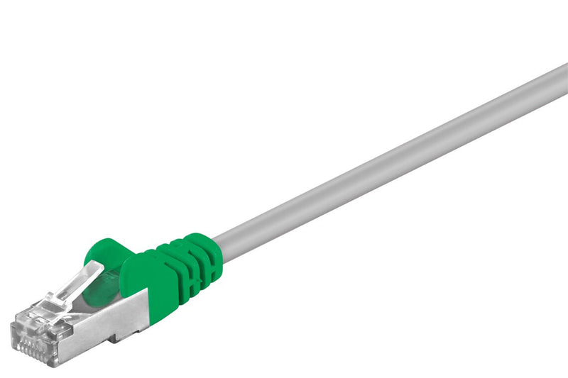 Goobay 50188 netværkskabel Grøn, Grå 3 m Cat5e F/UTP (FTP)