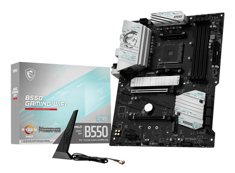 MSI B550 GAMING WIFI bundkort AMD B550 Stik AM4 ATX