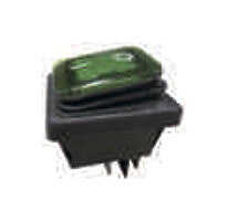 Bachmann 924.176 elektrisk afbryder Kipafbryder 2P Sort, Grøn