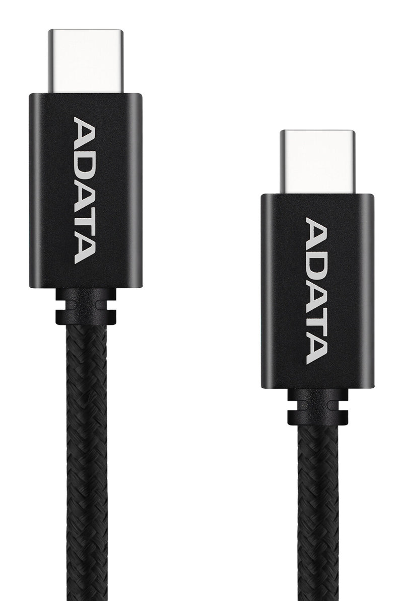 ADATA CACC-200PN-BK USB-kabel USB 2.0 2 m USB C 100 W Sort
