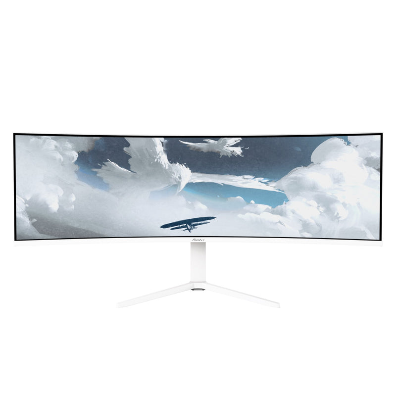 Arozzi Nova 49” Curved computerskærm 124,5 cm (49") 5120 x 1440 pixel Dual QHD LED Hvid