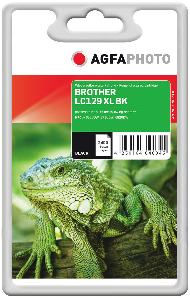 AgfaPhoto APB129BD blækpatron Sort