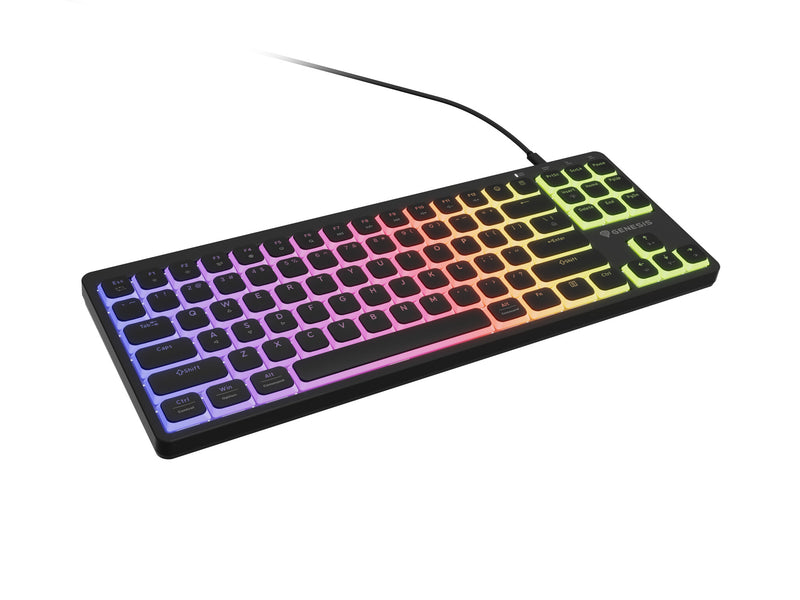 GENESIS Thor 430 TKL tastatur Spil USB QWERTY US engelsk Sort
