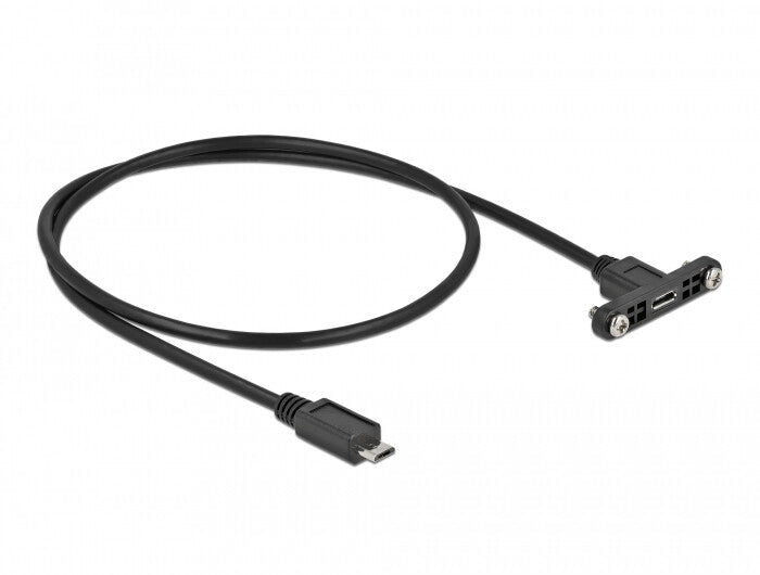 DeLOCK 35108 USB-kabel USB 2.0 0,5 m Micro-USB B 0,48 Gbit/sek. Sort