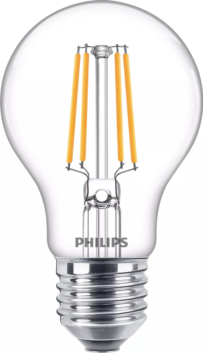 Philips Filament pære, klar 40 W A60 E27 x 2