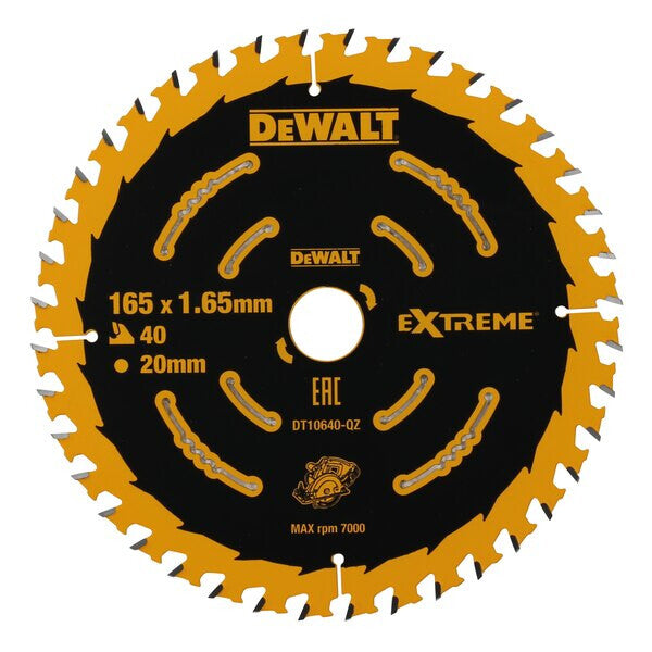 DeWALT DT10640-QZ rundsavklinge 16,5 cm 1 stk