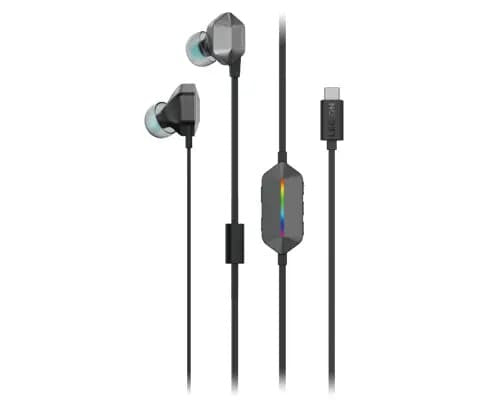 Lenovo Legion E510 Hovedtelefoner Ledningsført I ørerne Spil USB Type-C Grå