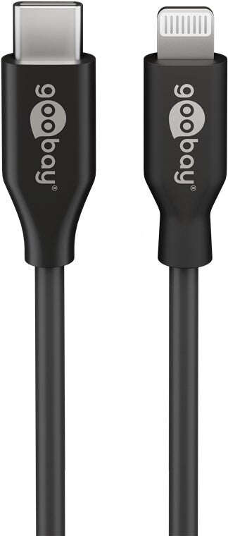 Goobay 39428 Lightning kabel 0,5 m Sort
