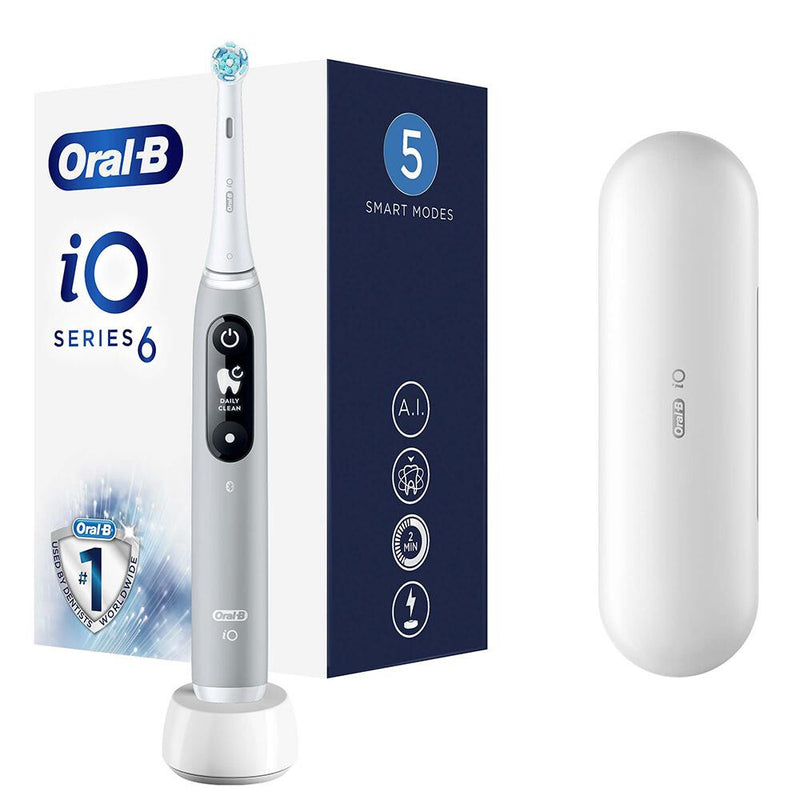 Oral-B iO 4210201381686 elektrisk tandbørste Roterende tandbørste Grå