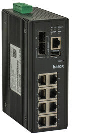 Barox LT-L802GBTME netværksswitch Administreret L3 Gigabit Ethernet (10/100/1000) Sort