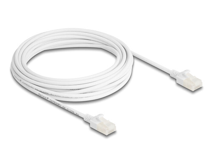 DeLOCK 80362 netværkskabel Hvid 5 m Cat6a U/UTP (UTP)