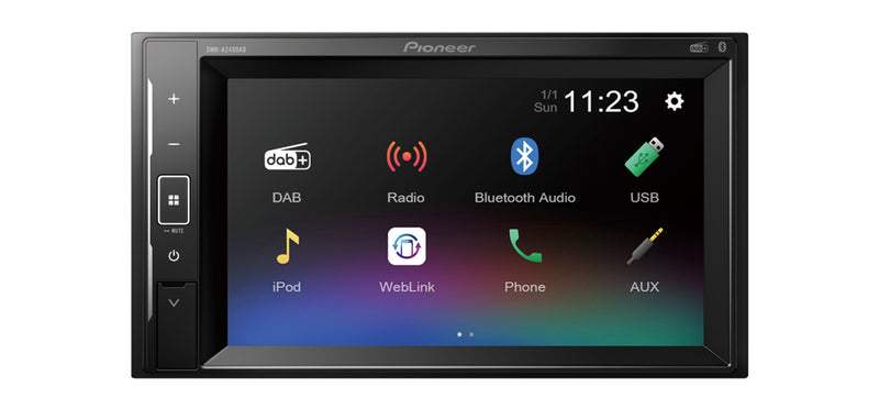 Pioneer DMH-A240DAB Sort 200 W Bluetooth